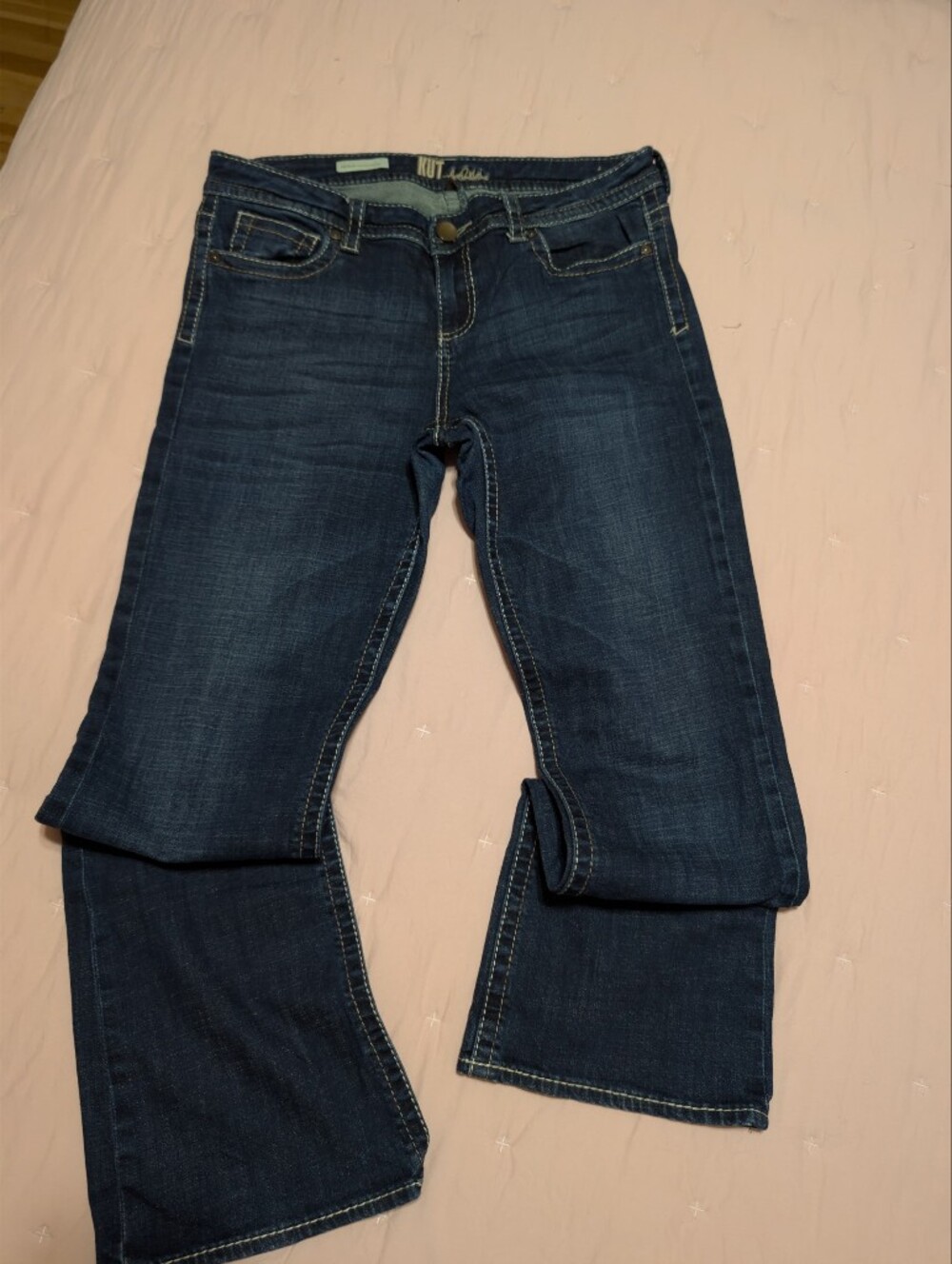 Kut from the Kloth Women's Dark Blue Bootcut Jeans